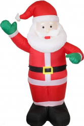 Figurina Mos Craciun gonflabil 240 cm iluminat LED pentru interior si exterior ProCart