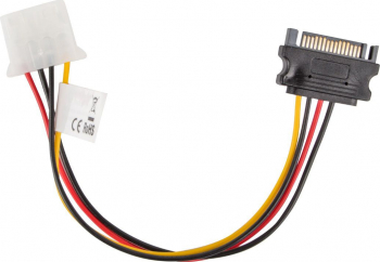 Cablu de alimentare Molex 4 pin mama la SATA 15 pin tata 15 cm TCL-BBL3116 