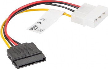 Cablu de alimentare Molex 4 pin tata la SATA 15 pin mama 15 cm TCL-BBL3117 