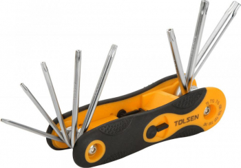 Set de 8 chei torx pliabile Cr-V T9-T40 