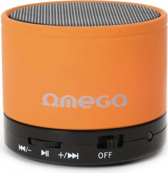 BOXA ALU BLUETOOTH 3.0 ORANGE OMEGA 