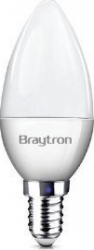 Bec led tip lumanare E14 7w lumina rece 6500k 560 lm c37 pls BR-7W.C37.E14 Braytron smartsistem 