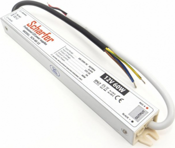 Sursa de alimentare benzi led rezistenta la apa ip67 12v 60 watt SCH-60-12 Scharfer smartsistem