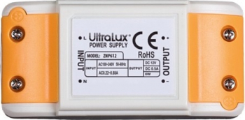 Sursa de alimentare mini pentru benzi led nerezistenta la apa 12v 6w ZNP126 Ultralux 