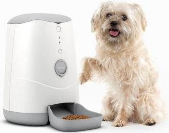Dispenser inteligent hrana animale Petoneer Nutri 3.7L Wi-Fi Control aplicatie Alb 