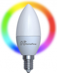Bec inteligent LED Wireless Homeflow B-5004 E14 5W 400lm dimabil RGB 