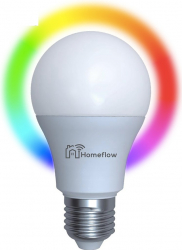 Bec inteligent LED Wireless Homeflow B-5011 E27 806lm RGB dimabil 