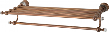 Etajera depozitare prosoape TRENDYS montare pe perete rose-gold 