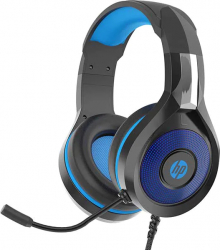 Casti Gaming HP DHE8010 Jack 3.5mm negru-albastru 
