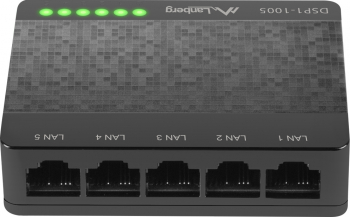 Switch Lanberg 5 porturi 1Gbps - DSP1-1005 Negru 