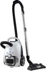 Aspirator cu sac Heinner operare silentioasa 69dB filtru HEPA 12 perie ECO putere 700W putere de absorbtie 150W sac textil 3L tub din 
