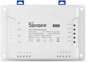 Releu Sonoff 4CH R3 Wireless 4 canale
