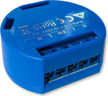 Releu inteligent pentru automatizari Shelly 1 Wi-Fi Control aplicatie 