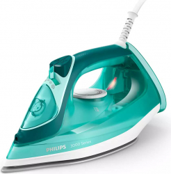 Fier de calcat Philips DST3030/70 2400 W 300 ml Decalcifiere Talpa ceramica Jet 180 g/min Turcoaz 