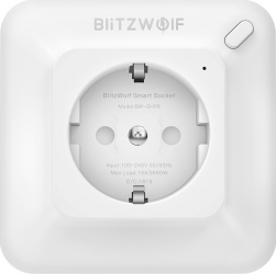 Priza inteligenta Blitzwolf BW-SHP8 Monitorizare consum 3680W 16A Compatibil Alexa Alb 