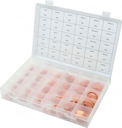 Set saibe de cupru 300 piese 30 dimensiuni diferite Geko G02811 