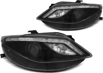 Faruri LED SEAT IBIZA 6J 08-12 Black Model LPSE32 