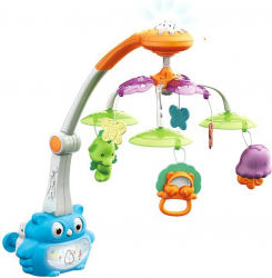Carusel muzical cu telecomanda si proiector Dream World 