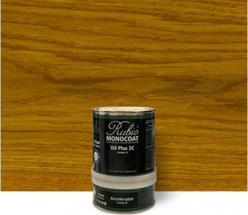 Set ulei lemn interior si accelerator Rubio RMC Oil Plus 2C Pine 350ml 