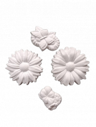 Set figurine ipsos Cribialis 4 buc flori