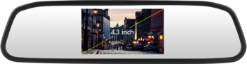 Oglinda retrovizoare cu ecran LCD de 4.3 