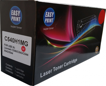 Toner EASY PRINT magenta compatibil C540H1MG/C540H2MG 2000 pag pentru Lexmark C540/543/544/546 X543/544/546/548 