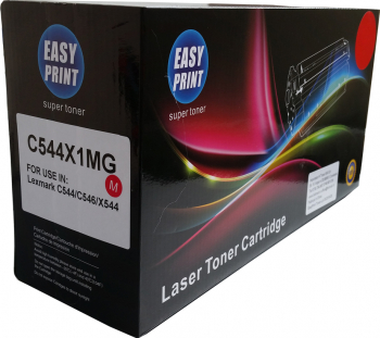 Toner EASY PRINT magenta compatibil C544X1MG 4000 pag pentru Lexmark C544/546 X544/546/548