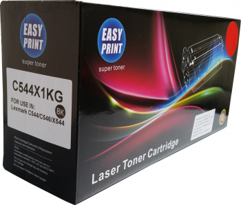 Toner EASY PRINT negru compatibil C544X1KG 6000 pag pentru Lexmark C544/546 X544/546/548 