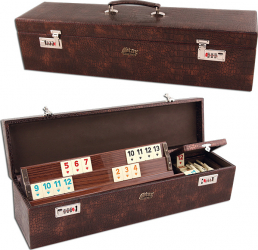Joc Remi/Rummy Elite in Cutie de Piele 