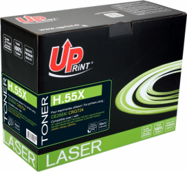 Toner negru HL3015XUP 12500 pag compatibil CE255X / CRG724 pentru HP LJ M525/P3015 Canon LBP6750 