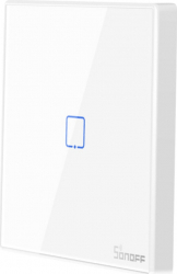 Comutator wireless Sonoff T2EU1C-RF Wi-Fi Semnal RF 1 canal 433 MHz Alb 