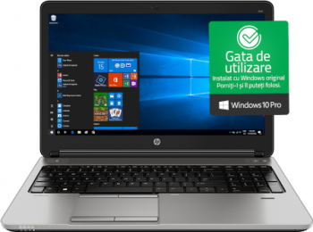 Laptop HP ProBook 650 G1 Intel Core i3-4000M 2.40GHz 4GB DDR3 128GB SSD 15.6 refurbished Win 10 pro 