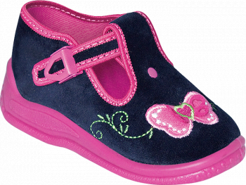 Pantofi bumbac BUTTERFLY bleumarin mar.19 