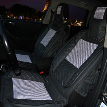 Huse scaune auto universale Textil Insertii Piele Ecologica