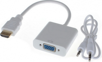 Adaptor Nelbo HDMI - VGA de calitate superioara cablu audio inclus 