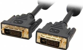 Cablu Nelbo DVI-D 24+1 - DVI-D 24+1 tip tata-tata 3M cu mufe aurite 