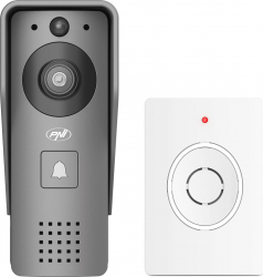 Interfon video inteligent PNI House 910 WiFi HD P2P Gri 
