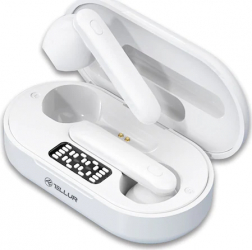 Casti True Wireless Tellur Flip Alb 