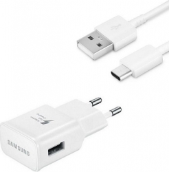 Incarcator Samsung S10 S10+ S10e Fast Charger TA200CWE-DW700CWE Type-C 1.5M Alb 