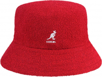 Palarie Kangol Bermuda Bucket Rosu 