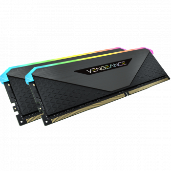 Kit Memorie Corsair Vengeance RGB RT 16GB 2x8GB DDR4 3200MHz CL16 Negru cmn16gx4m2z3200c16 