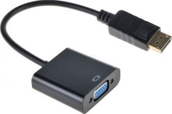 Adaptor DP Mini tata la VGA mama rezolutie Full HD 1080p la 60Hz 20 cm Negru TCL-SHO3466 