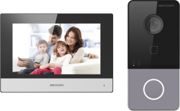 KIT VIDEOINTERFON IP WIFI 1FAMILIE DS-KIS603-P B include TV 0.8lei 