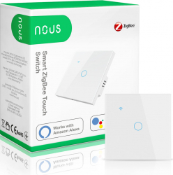 Intrerupator Smart Nous LZ1 ZigBee Touch fara nul 1 canal
