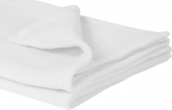 Paturica fleece 100 x 150 cm Alb 