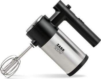 Mixer de mana Zass ZHM 08 300W 5 trepte viteza Negru 