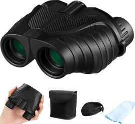 Binoclu 10x25 profesional HD pentru copii si adulti cu Lentila Premium BAK4 si putere de focalizare 