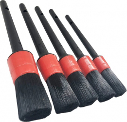 Set 5 perii profesionale MyStyle and reg pentru curatat interior si exterior auto elemente de caroserie bord jante detailing auto