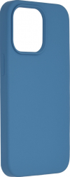 Husa de protectie din silicon pentru iPhone 13 Albastru denim KOF-BBL3377 