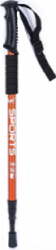 Bat pentru drumetie sau trekking din aluminiu curea pentru incheietura pliabil 60-136.5 cm Negru-portocaliu JMB-BBL3450